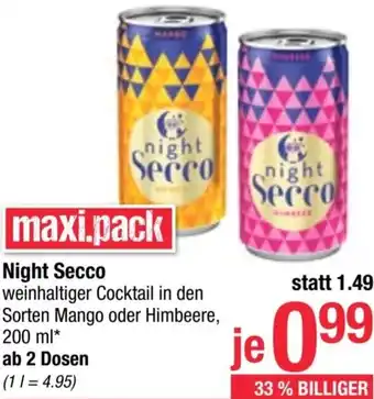 Maximarkt Night Secco Angebot