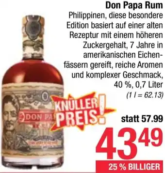 Maximarkt Don Papa Rum Angebot