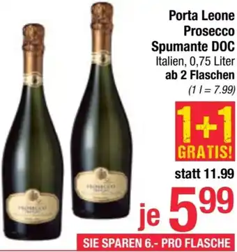 Maximarkt Porta Leone Prosecco Spumante DOC Angebot