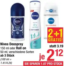 Maximarkt Deospray oder Roll on Angebot