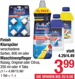 Maximarkt Klarspüler  oder Maschinenpfleger Angebot