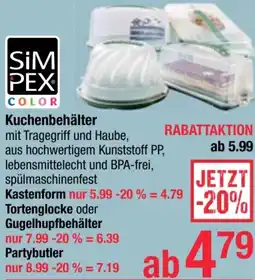 Maximarkt Kuchenbehälter Angebot