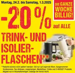 Maximarkt Auf alle trink-und isolier- flaschen Angebot