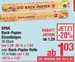 Maximarkt Back-Papier Einzelbögen Angebot