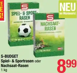 Maximarkt Spiel- & Sportrasen oder Nachsaat-Rasen Angebot