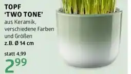 Bellaflora Topf 'two tone' Angebot