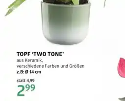 Bellaflora Topf 'two tone' Angebot