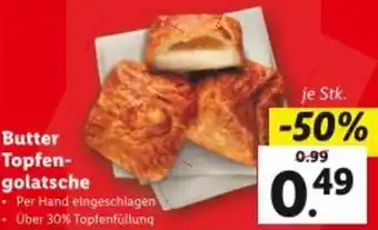 Lidl Butter Topfen- golatsche Angebot