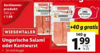 Lidl Ungarische Salami Angebot