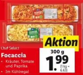 Lidl Chat Select Focaccia Angebot