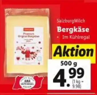 Lidl Salzburgmilch bergkäse Angebot