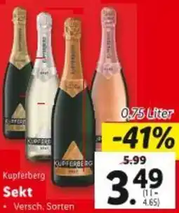 Lidl Kupferberg sekt Angebot