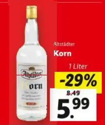 Lidl Altstädter Korn Angebot