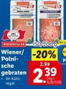 Lidl Wiesentaler wiener Angebot