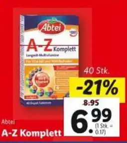 Lidl A-Z Komplett Angebot