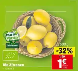 Lidl Bio zitronen Angebot