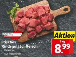 Lidl Frisches rindsgulaschfleisch Angebot