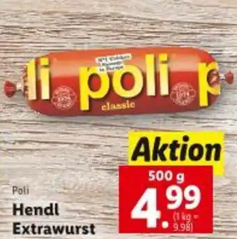 Lidl Hendl Extrawurst Angebot