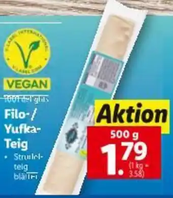 Lidl Yufka-teig Angebot