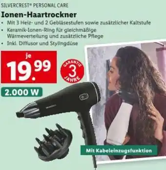 Lidl Ionen haartrockner Angebot