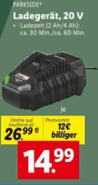 Lidl Ladegerät 20 v Angebot