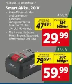 Lidl Smart akku 20 v Angebot