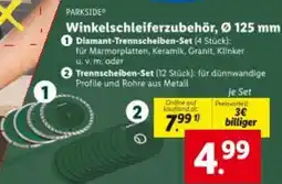 Lidl Winkelschleiferzubehör 125 mm Angebot