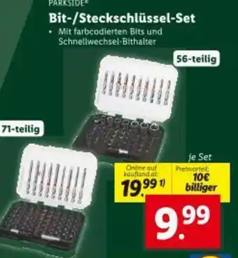 Lidl Bit/steckschlüssel set Angebot