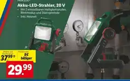 Lidl Akku led strahler 20 v Angebot