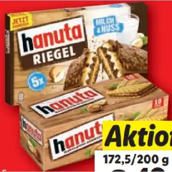 Lidl Hanuta versch. Sorten Lidl Angebot