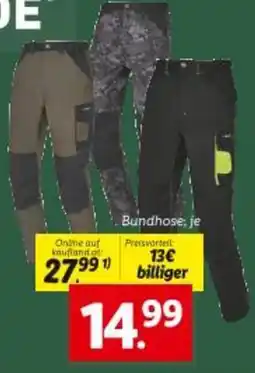 Lidl Bundhose Angebot