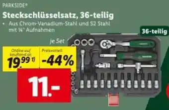 Lidl Steckschlüsselsatz 36 teilig Angebot