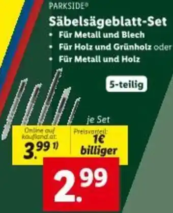 Lidl Säbelsägeblatt set Angebot