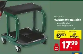 Lidl Werkstatt-rollsitz Angebot