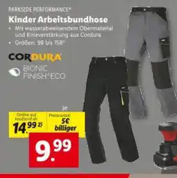 Lidl Kinder Arbeitsbundhose Angebot