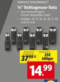 Lidl 1/2" schlagnuss-satz Angebot