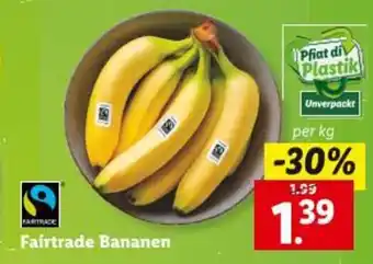 Lidl Fairtrade Bananen Angebot