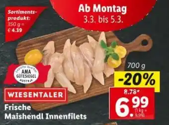 Lidl Maishendl Innenfilets Angebot