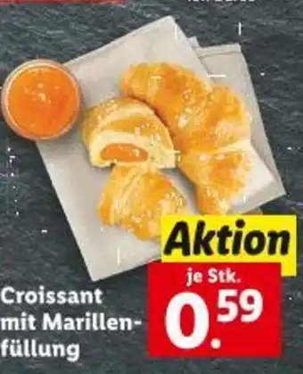 Lidl Croissant mit Marillen Angebot