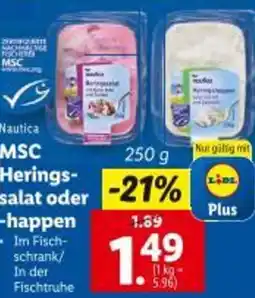 Lidl Herings- salat oder -happen Angebot