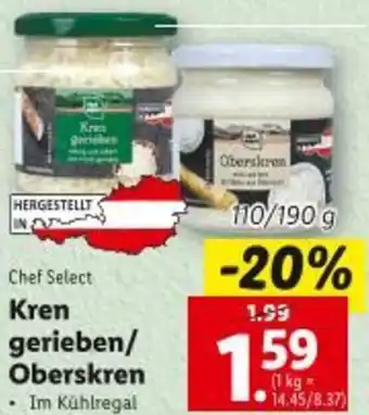 Lidl Kren gerieben/ Oberskren Angebot