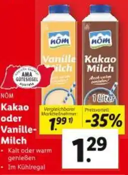 Lidl Vanille Kakao Angebot