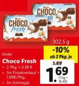 Lidl CHOCO fresh Angebot