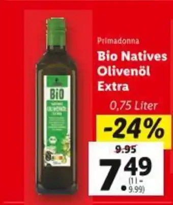 Lidl Bio Natives Olivenöl Extra Angebot