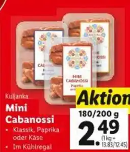 Lidl Mini Cabanossi Angebot