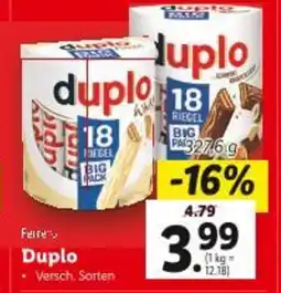 Lidl Duplo Angebot