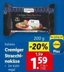 Lidl Cremiger stracchi- nokäse Angebot