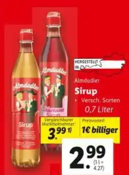 Lidl Sirup Angebot