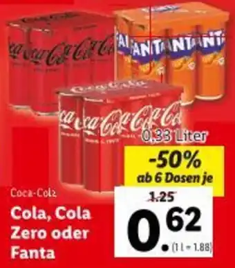 Lidl Coca-Cola Angebot