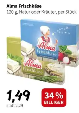 Der Grissemann Alma Frischkäse Angebot